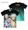 Camisa Byakuya e Senku - Dr. Stone