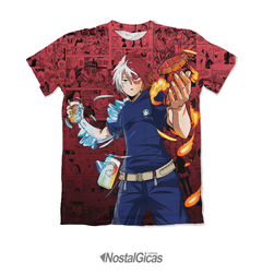 Camisa Exclusiva Shoto Todoroki Brasileiro Mangá - V.3