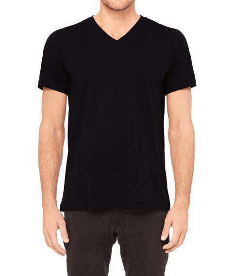 Remeras corte v para hombre sale