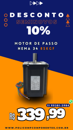 MOTOR DE PASSO NEMA 34 85KGF
