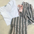 Pijama Isis Rayado gris - comprar online
