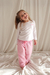 Pijama Helena rayas rosa y blanco - comprar online