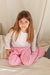 Pijama Helena rayas rosa y blanco en internet