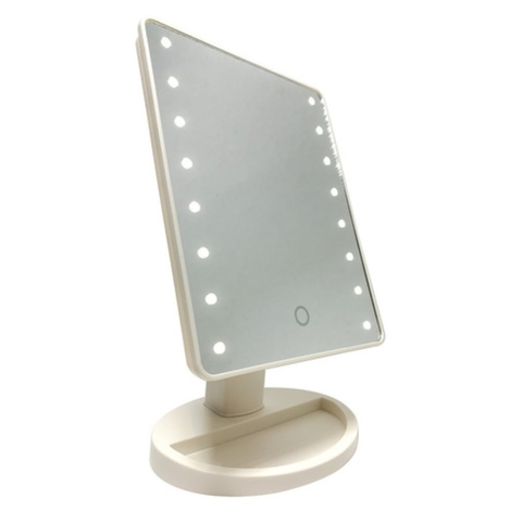 Espejo Con Luz Led Para Maquillaje Con Pie Usb E153