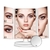Espejo Con Luz Led Triptico P/ Maquillaje Color Blanco E152