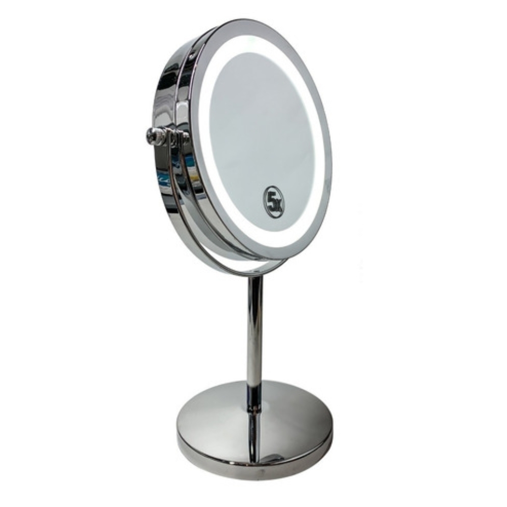 Espejo Triptico Para Maquillaje Beauty Mirror con Luz Led y Aumento