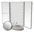 Espejo Con Luz Led Triptico P/ Maquillaje Color Blanco E152 - comprar online