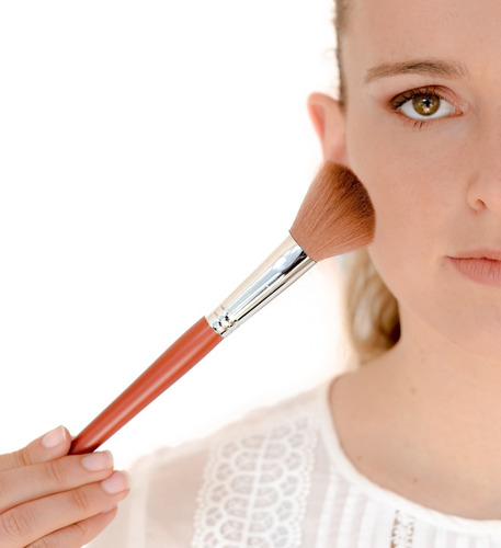 Brocha De Maquillaje Biselada Para Rubor Contorno P2801