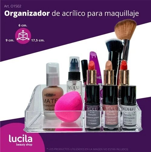 Organizador De Acrílico Para Maquillaje Cosméticos 4 Cajones Q11510