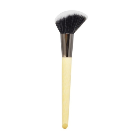 Brocha Para Contorno De Maquillaje Madera Bambú Bamboo P7504