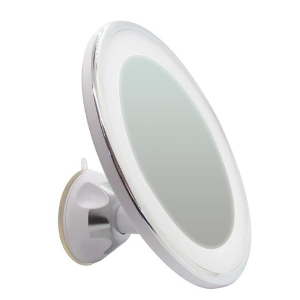 Espejo Ventosa con Luz LED X5 aumentos