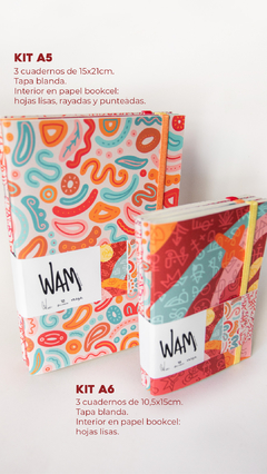 WAM Kit A5 - Libretas x3 en internet