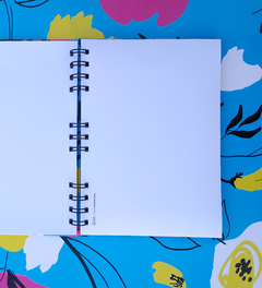 Cuaderno Fleurs Cyan A5 - tienda online
