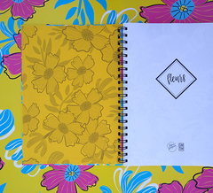 Cuaderno Fleurs Amarillo A4 - tienda online