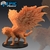 Lobo Alado - Sem Pintura, Miniatura 3D Grande Para Rpg de Mesa - comprar online