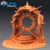 Portão do Inferno - Sem Pintura, Miniatura 3D Grande Para Rpg de Mesa