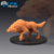 Lobo Invernal - Sem Pintura, Miniatura 3D Grande Para Rpg de Mesa