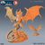 Dragão Cobra - Sem Pintura, Miniatura 3D Colossal Para Rpg de Mesa