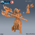 Guerreira Ifriti - Sem Pintura, Miniatura 3D Grande Para Rpg de Mesa - loja online