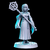 Yuna, Invocadora dos Aeons - Sem Pintura, Miniatura 3D Média Para Rpg de Mesa