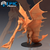 Dragão de Latão Adulto - Sem Pintura, Miniatura 3D Enorme Para Rpg de Mesa