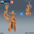 Jovem Bruxa - Sem Pintura, Miniatura 3D Média Para Rpg de Mesa - comprar online