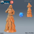 Feiticeira Arcana - Sem Pintura, Miniatura 3D Média Para Rpg de Mesa