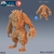 Zumbi Urso Coruja - Sem Pintura, Miniatura 3D Grande Para Rpg de Mesa