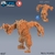 Zumbi Urso Coruja - Sem Pintura, Miniatura 3D Grande Para Rpg de Mesa na internet
