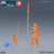 Elfa Feérica Outonal - Sem Pintura, Miniatura 3D Média Para Rpg de Mesa na internet