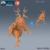 Homem Coruja - Sem Pintura, Miniatura 3D Grande Para Rpg de Mesa