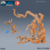 Dríade de Madeira - Sem Pintura, Miniatura 3D Média Para Rpg de Mesa