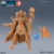 Rei Caveira - Sem Pintura, Miniatura 3D Média Para Rpg de Mesa