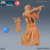 Esqueleto Violinista - Sem Pintura, Miniatura 3D Médio Para Rpg de Mesa