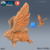 Coelho Alado - Sem Pintura, Miniatura 3D Média Para Rpg de Mesa - Kimeron Miniaturas | Loja Online de Miniaturas de RPG