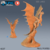 Dragão de Cobre Jovem - Sem Pintura, Miniatura 3D Grande Para Rpg de Mesa
