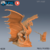 Dragão de Cobre Adulto - Sem Pintura, Miniatura 3D Grande Para Rpg de Mesa