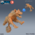 Hiena - Sem Pintura, Miniatura 3D Média Para Rpg de Mesa