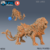 Leão Trovejante - Sem Pintura, Miniatura 3D Média Para Rpg de Mesa na internet