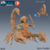 Mulher Escorpião - Sem Pintura, Miniatura 3D Grande Para Rpg de Mesa