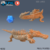 Crocodilo - Sem Pintura, Miniatura 3D Grande Para Rpg de Mesa