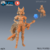 Garota Raposa - Sem Pintura, Miniatura 3D Médio Para Rpg de Mesa - comprar online