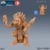 Conjurador da Tribo dos Homem Raposa - Sem Pintura, Miniatura 3D Média Para Rpg de Mesa na internet