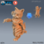 Aventureiro Tabaxi - Sem Pintura, Miniatura 3D Média Para Rpg de Mesa