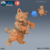 Guerreiro Tabaxi - Sem Pintura, Miniatura 3D Média Para Rpg de Mesa - comprar online