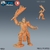 Rei Gigante de Fogo Surtr - Sem Pintura, Miniatura 3D Enorme Para Rpg de Mesa