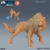 Lobo Fenrir - Sem Pintura, Miniatura 3D Grande Para Rpg de Mesa - comprar online
