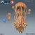 Sereia Água-viva - Sem Pintura, Miniatura 3D Médio Para Rpg de Mesa na internet