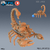 Escorpião Gigante - Sem Pintura, Miniatura 3D Grande Para Rpg de Mesa - Kimeron Miniaturas | Loja Online de Miniaturas de RPG