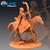 O Cavaleiro da Peste - Sem Pintura, Miniatura 3D Grande Para Rpg de Mesa